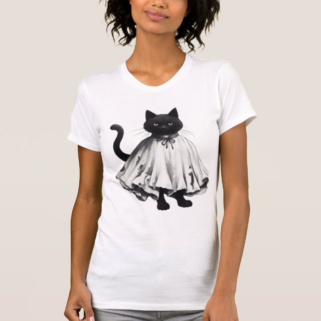 Camiseta gato malhado (Frente)