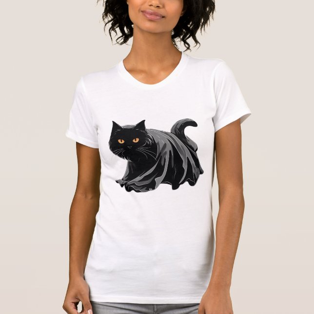 Camiseta gato malhado (Frente)
