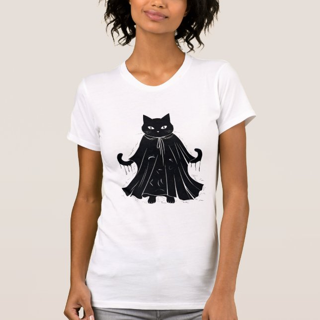 Camiseta gato malhado (Frente)