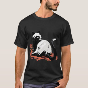 Camiseta gato malhado