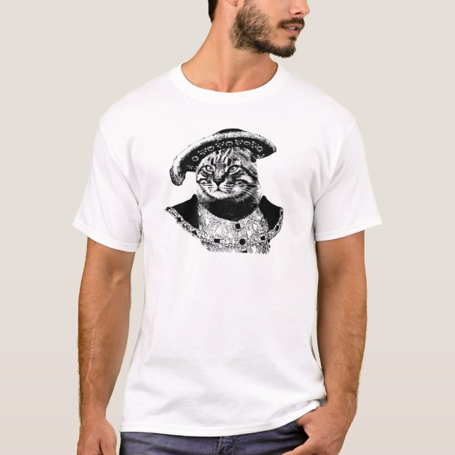 Camiseta Gato malhado de Henry VIII (Frente)