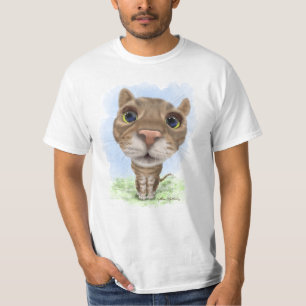 Camiseta Gato Malhado Divertido Cartoon