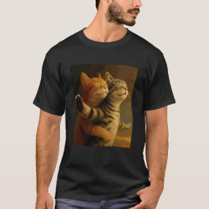 Camiseta Gato Maluco Vintage Funny Kitten Titanic Meme Paró