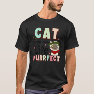 Camiseta Gato mama, puré de vida para gatos, mamãe cat