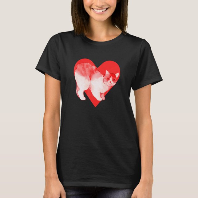 Camiseta Gato Manx (Frente)