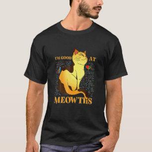 Camiseta Gato Matemático de Piada Fofa