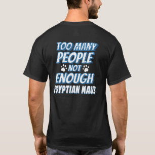 Camiseta Gato Mau Egípcio Diz Introvertido