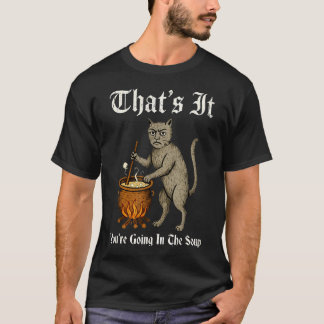 Camiseta Gato Medieval Dito Bobo É Isso Você Vai
