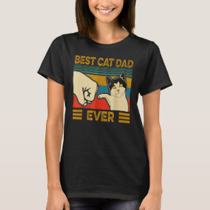 Camiseta Gato Melhor Pai do Mundo Vintage Bump Fit Gato