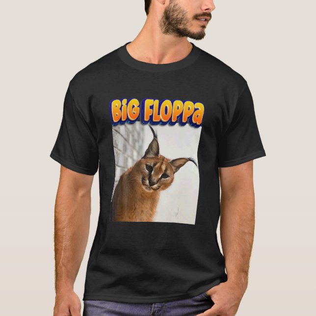 Camiseta Gato Meme Big Floppa (Frente)