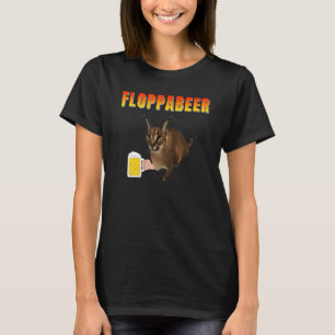 Camiseta Gato Meme Caracal Grande Floppa Floppabeer
