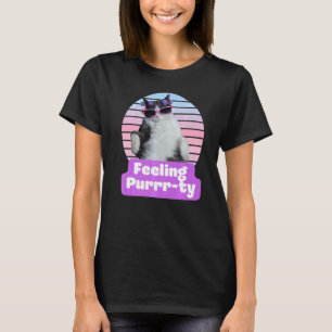 Camiseta Gato Meme Hilário Kitty Felino Sentimento Purr ty