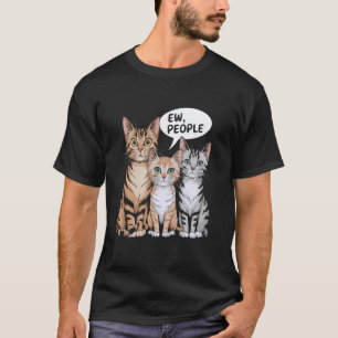 Camiseta Gato Meme Introvertido Engraçado Eca, Pessoas