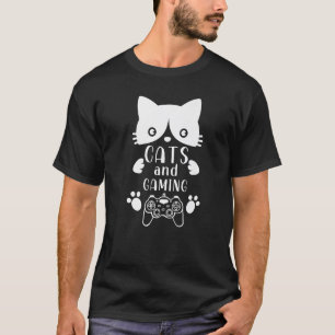 Camiseta Gato Meninos de Jogos Gatos E Conjunto de Jogador