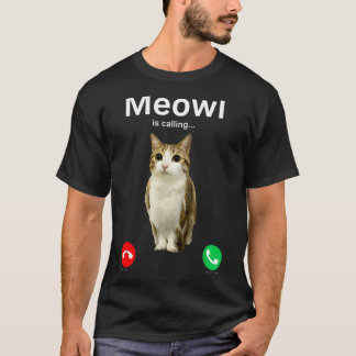 Camiseta Gato Meowl Chamando Coruja Cursed Internet Engraça