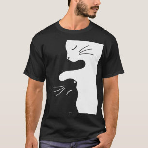Camiseta Gato Mestre Zen Tai Chi Kitty Equilíbrio