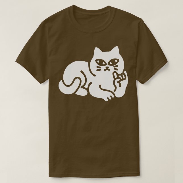 CAMISETA GATO METÁLICO (Frente do Design)