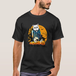 Camiseta Gato Miadores Feliz Dia de Halloween do Gato