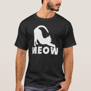 Camiseta Gato Miau Gatos Dono de Animal de Estimação Gráf
