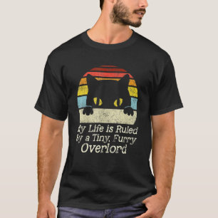 Camiseta Gato Minha Vida É Governada Por Um Pequeno Gato De