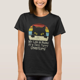 Camiseta Gato Minha Vida É Governada Por Um Pequeno Gato De