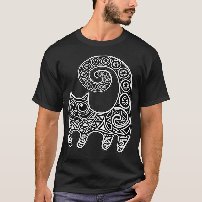 Camiseta Gato Místico (Frente)