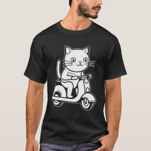 Camiseta Gato Moped - Motobike Patinete