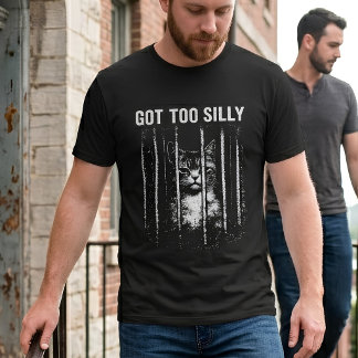 Camiseta Gato Muito Bobo na Cadeia Meme Divertido