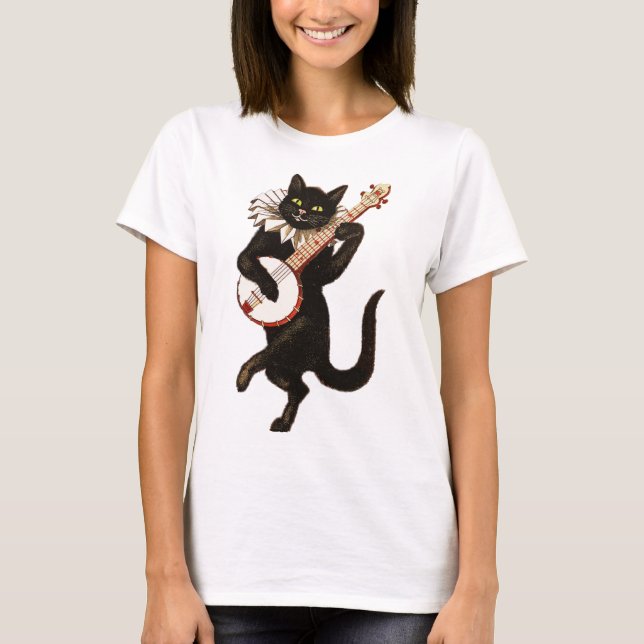 Camiseta Gato Musical (Frente)