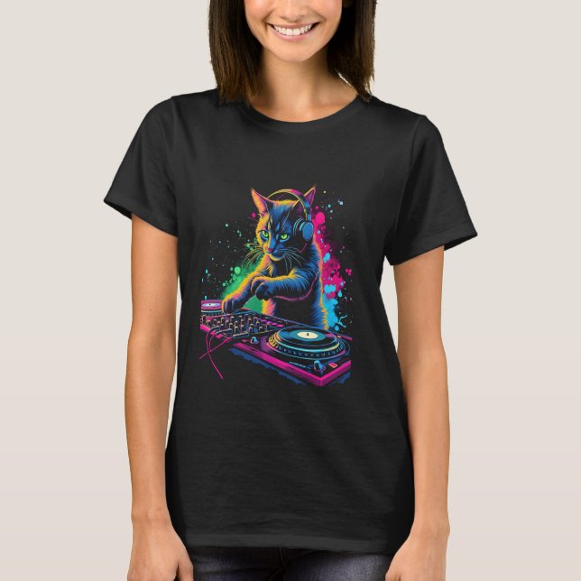 Camiseta Gato musical (Frente)