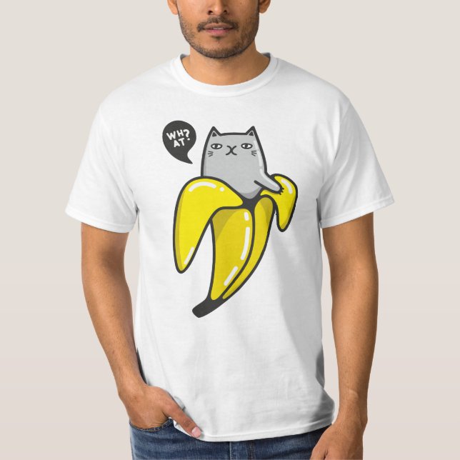 Camiseta Gato na banana (Frente)