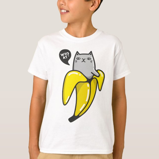 Camiseta Gato na banana (Frente)