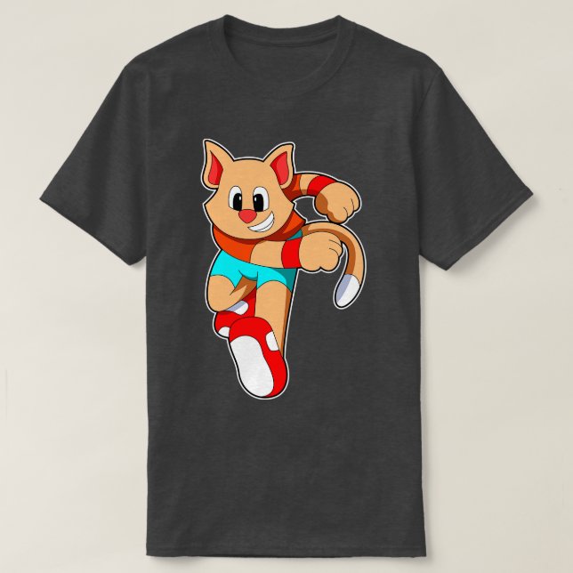 Camiseta Gato na Corrida da Malhação (Frente do Design)