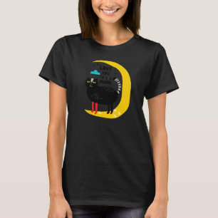 Camiseta Gato na lua