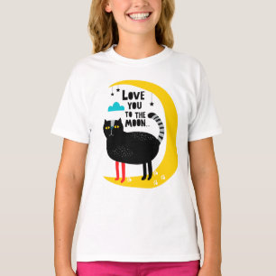 Camiseta Gato na lua