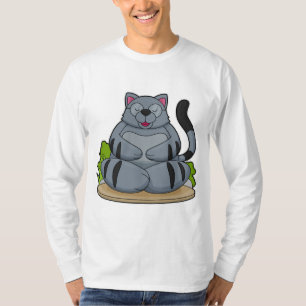Camiseta Gato na Malhação de Yoga