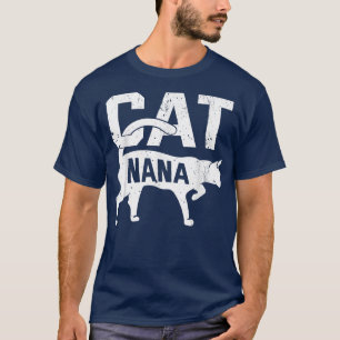 Camiseta Gato Nana Kitten Pet Owner Meow Dia de as mães