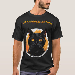 Camiseta Gato Não Aprova Nada