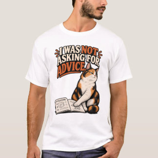 Camiseta Gato Não Pediu Conselho