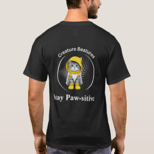 Camiseta gato nas botas amarelas Costal Beach Humor