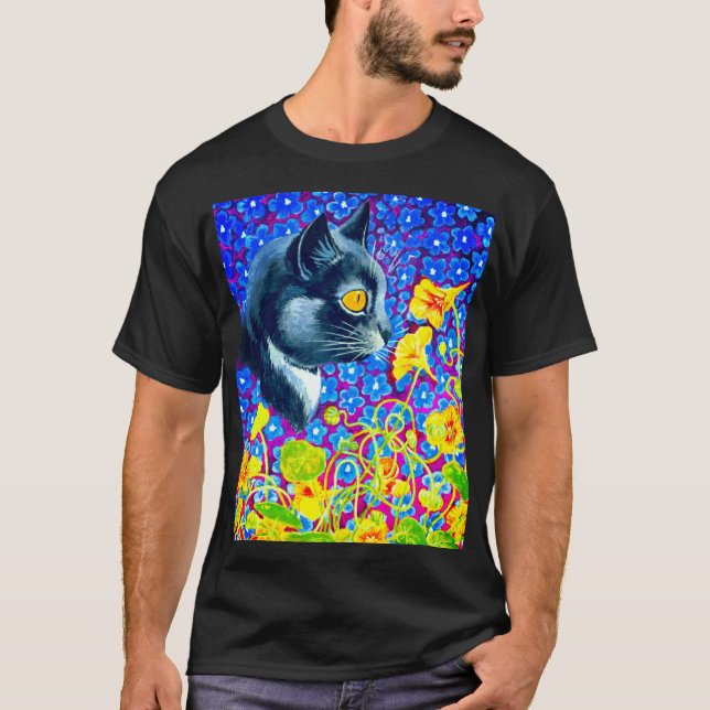 Camiseta Gato nas Flores (Frente)