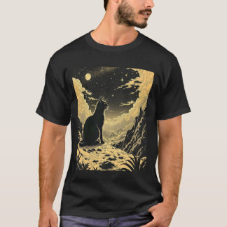 Camiseta Gato Nas Montanhas Luar