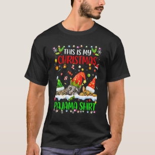 Camiseta Gato natal 2022 Esta É Minha Roupa De Natal