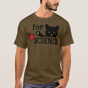 Camiseta Gato Naufragando Coisas Para O Prêmio De Ciência