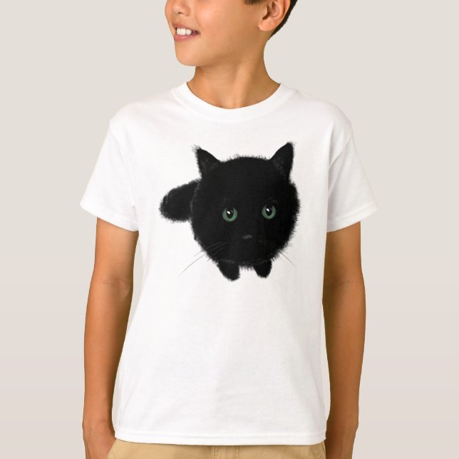 Camiseta Gato Negro (Frente)