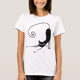 Camiseta Gato Negro