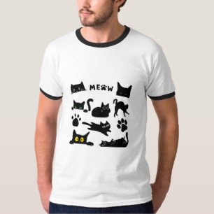 Camiseta Gato negro