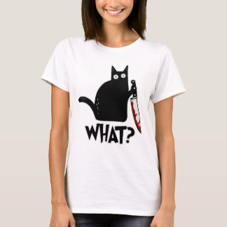 Camiseta Gato Negro Assustador Diz O Que Memória Significa