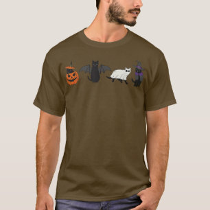 Camiseta Gato Negro Bruxo de Bruxas de Bruxas de Bruxas