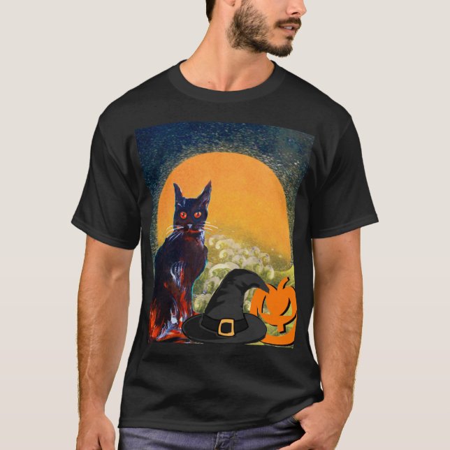 CAMISETA GATO NEGRO, CHAPÉU DE BRINCADEIRA E FESTA DE COZIN (Frente)